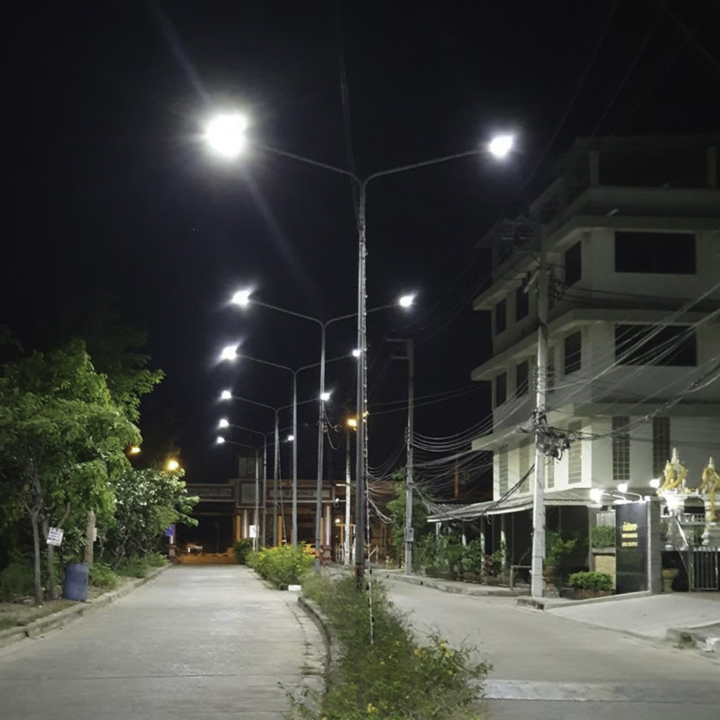 งานติดตั้ง LED Street Light ภาคตะวันตก